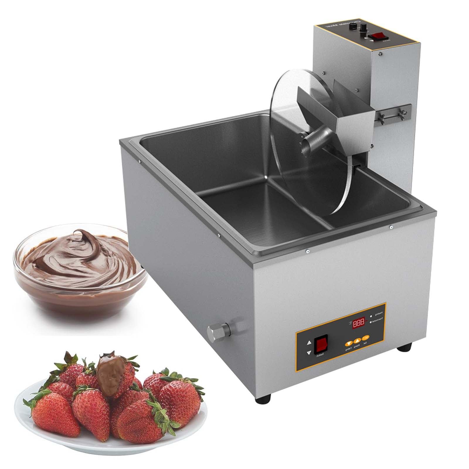 Pentola di temperaggio per colata di Fusione con Ruota di Cioccolato, riscaldatore Elettrico per Cioccolato da 1000 W -, Macchina per Riscaldamento con Isolamento Termico,