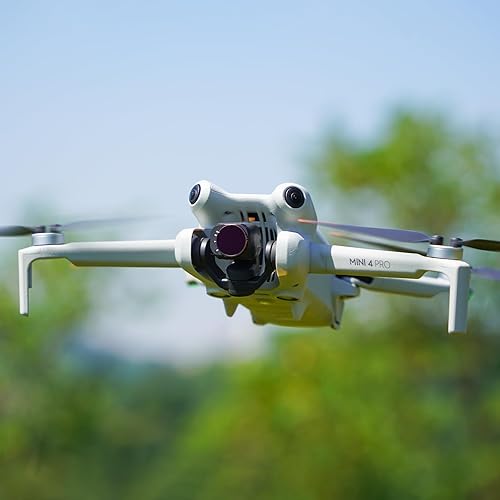 Miniatura 7 de BRDRC Filtros ND Mini 4 Pro, juego de filtros ND variables ND4-ND32 (2-5 paradas) ND64-ND512 (6-9 paradas) para accesorios de lente DJI Mavic Mini 4