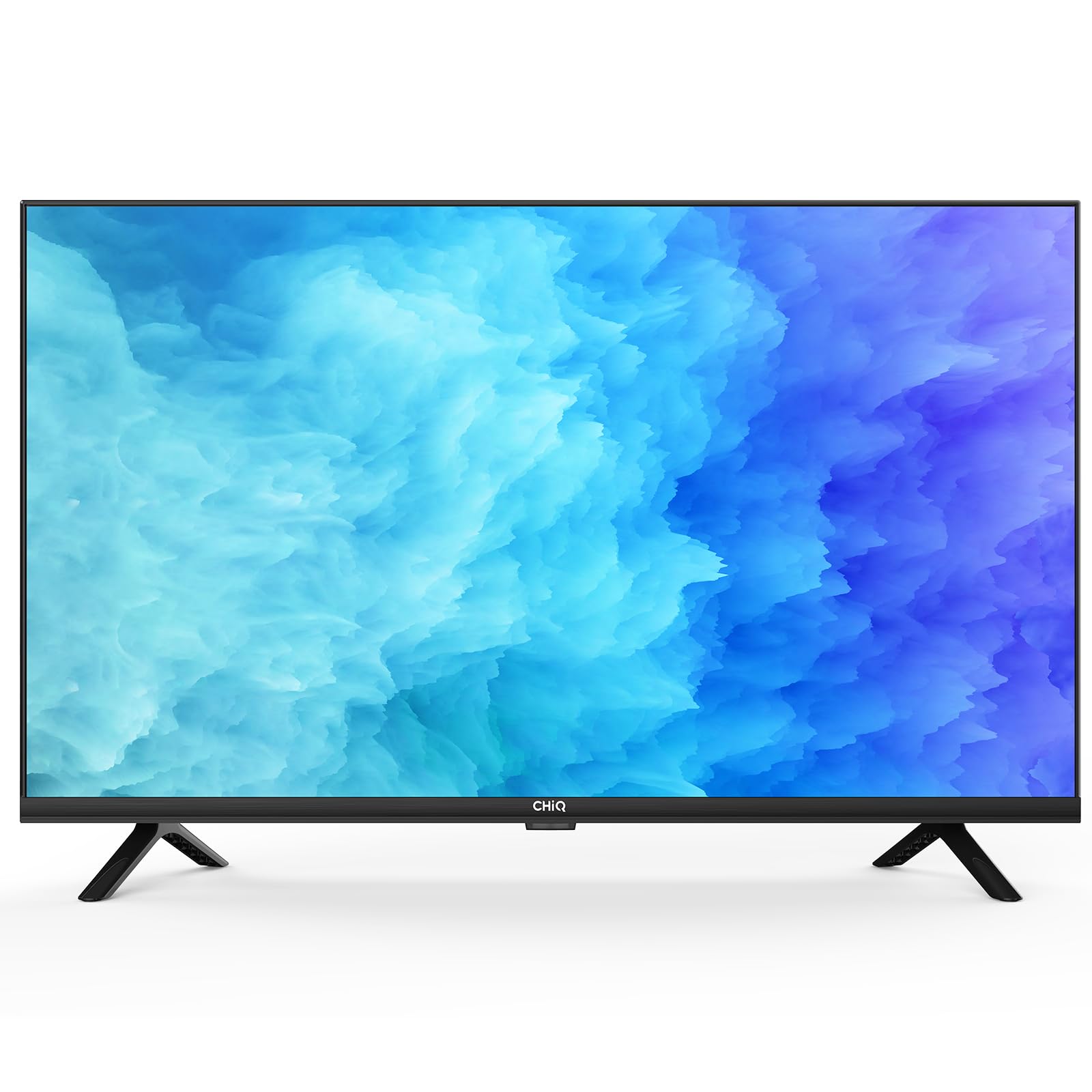 CHIQ 32-calowy telewizor L32G7V, Google TV, HD, bezramowa konstrukcja, Google Assistant, Google Play, wbudowany Chromecast, potrójny tuner, Wi-Fi 5G, Bluetooth, HDMI Arc, USB2.0, CI+