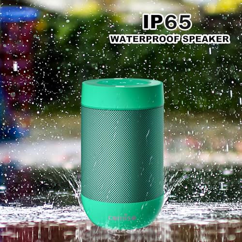 Image of comiso Portable Bluetooth Speaker, Small Shower Speaker with IPX5 Waterproof, 360 HD Loud Sound, Wireless Stereo Pairing, Mini Speakers Support TF Card, Built-in Mic, Pocket Size for Travel Outdoors