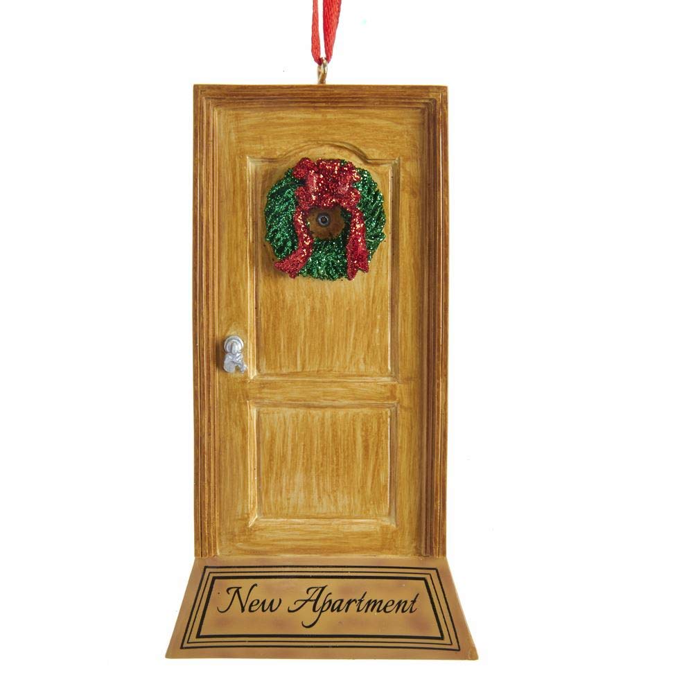 Kurt Adler"New Apartment Door Ornament for Personalization