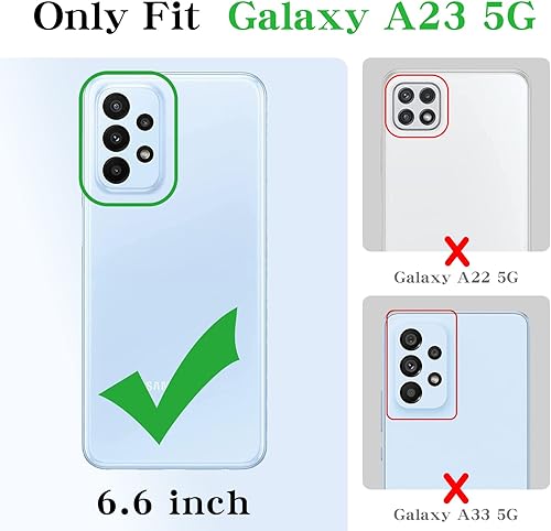 Miniatura 2 de Funda para Galaxy A23 5G, Samsung A23 5G (no para A23 5G UW) para mujeres galvanoplastia, bonita estética de lujo, a la moda, cámara completa,
