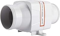 Vista 2 de Yaegoo Marine Boat - Soplador de aire de sentina en línea de 3" DC 12V 130 CFM