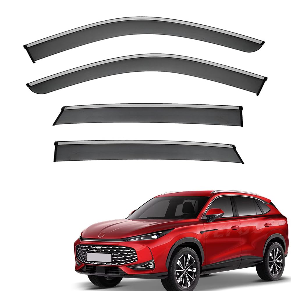 WENINETIES Wind Deflectors Set for MG HS MK2 2025, Door Hatchback Door Rain Deflectors Car Wind Deflectors Window Visors In-Channel Car Accessories,4Pcs