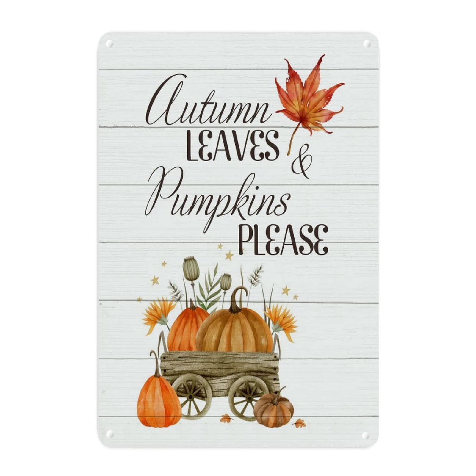 Plaque murale rustique en aluminium de haute précision style Shabby