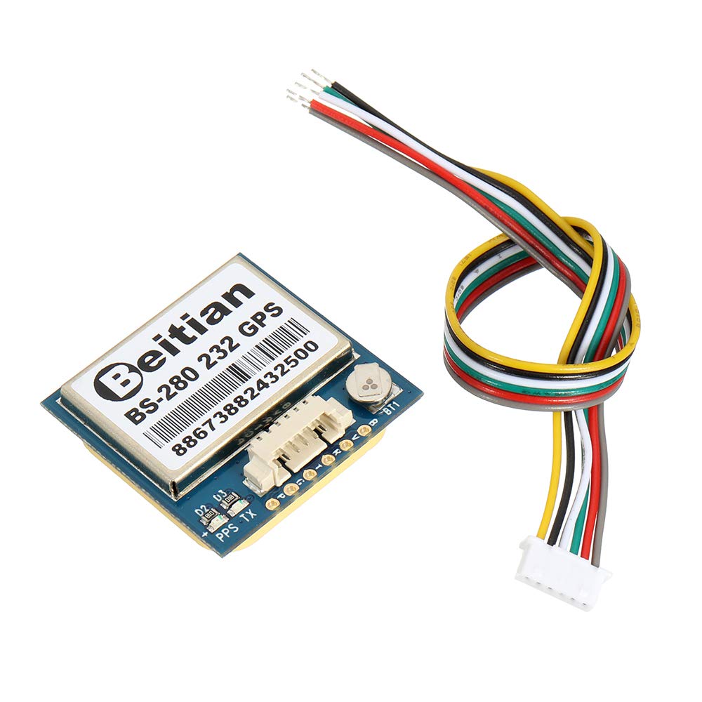 BliliDIYBeitian Bs-280 232 Gps Receiver Module 1Pps Timing With Flash + Gps Antenna
