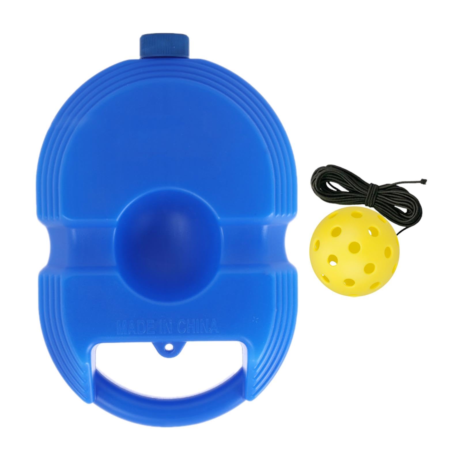 Pickleball Trainer - Battiscopa portatile con palla da pickleball, colore: blu