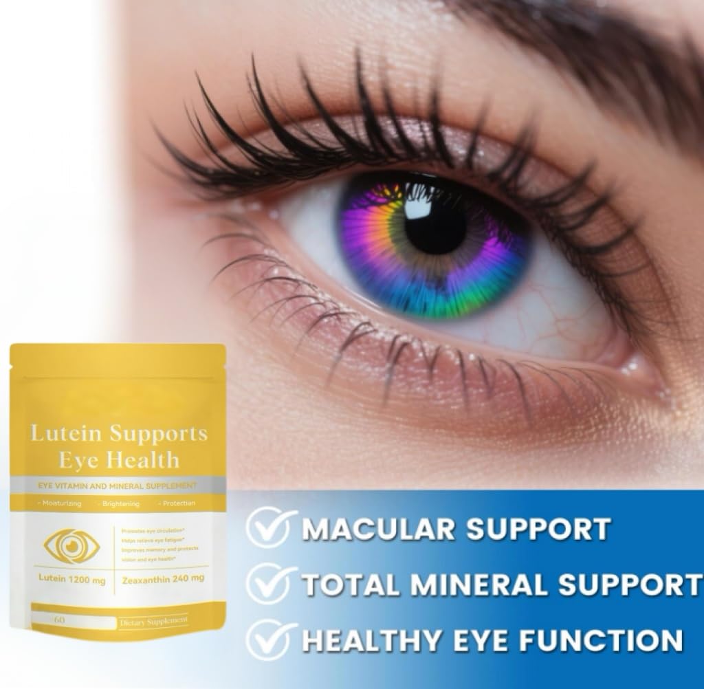 Vitamina para la salud ocular, ayuda a aliviar la fatiga visual y la visión nocturna.,3Pcs