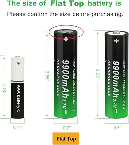 Miniatura 2 de Cargador de batería 18650 para batería de iones de litio de 3.7 V, paquete de 4 baterías 18650 con botón superior + cargador