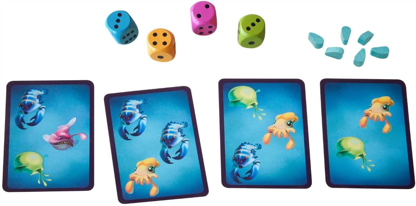 HABA Swarm Lights - Exciting Underwater Card Game with Simple Rules for Quick Fun - for Children from 7 Years - 1307017001
