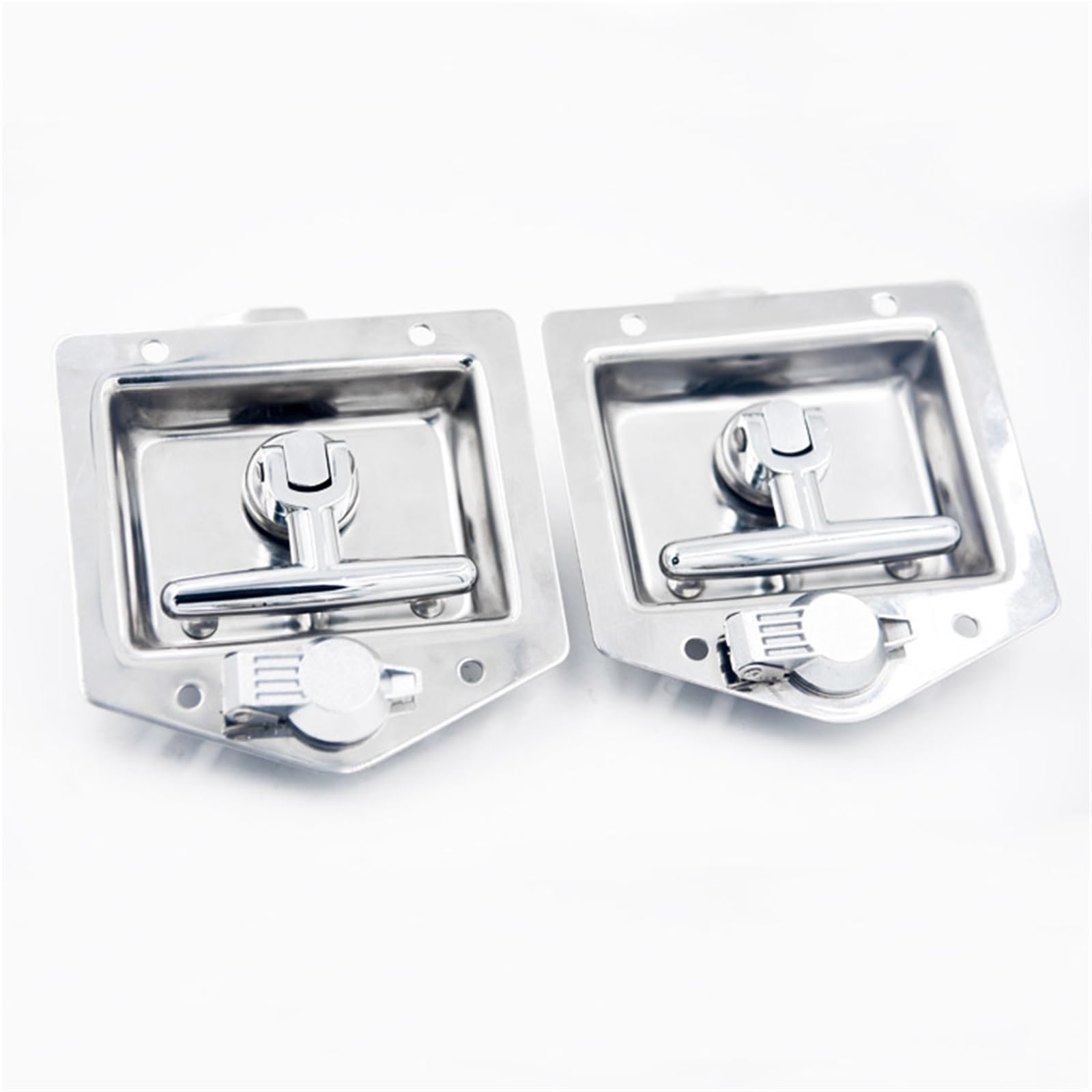 Loquet de porte de camion sécurisé en inox contre les ouvertures de boîte à outils