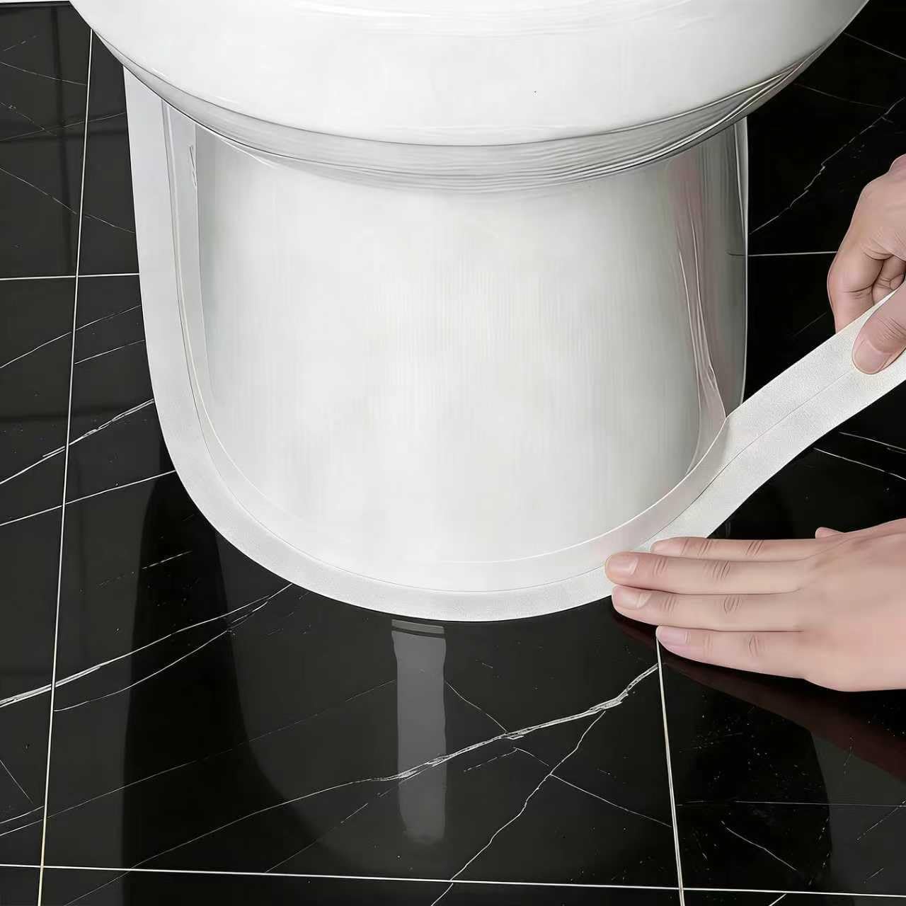 Seal Tape,Waterproof Self-Adhesive Seal Tape,Caulking Sealing Tape for Bathroom, Kitchen,Countertop,Toilet & Bathtub,1.5" x 10.5Ft (1pcs)