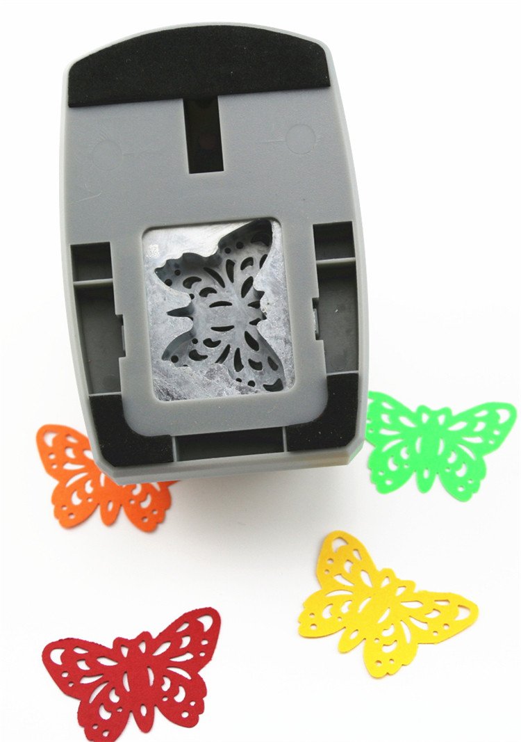 CADY Crafts Punch Paper Punches Creative Life Crafts Engraving Hole Punch 2-Inch -DIY Paper Punch for Card Scrapbooking Craft Punch Embossing Border School Supplies (Butterfly-2)