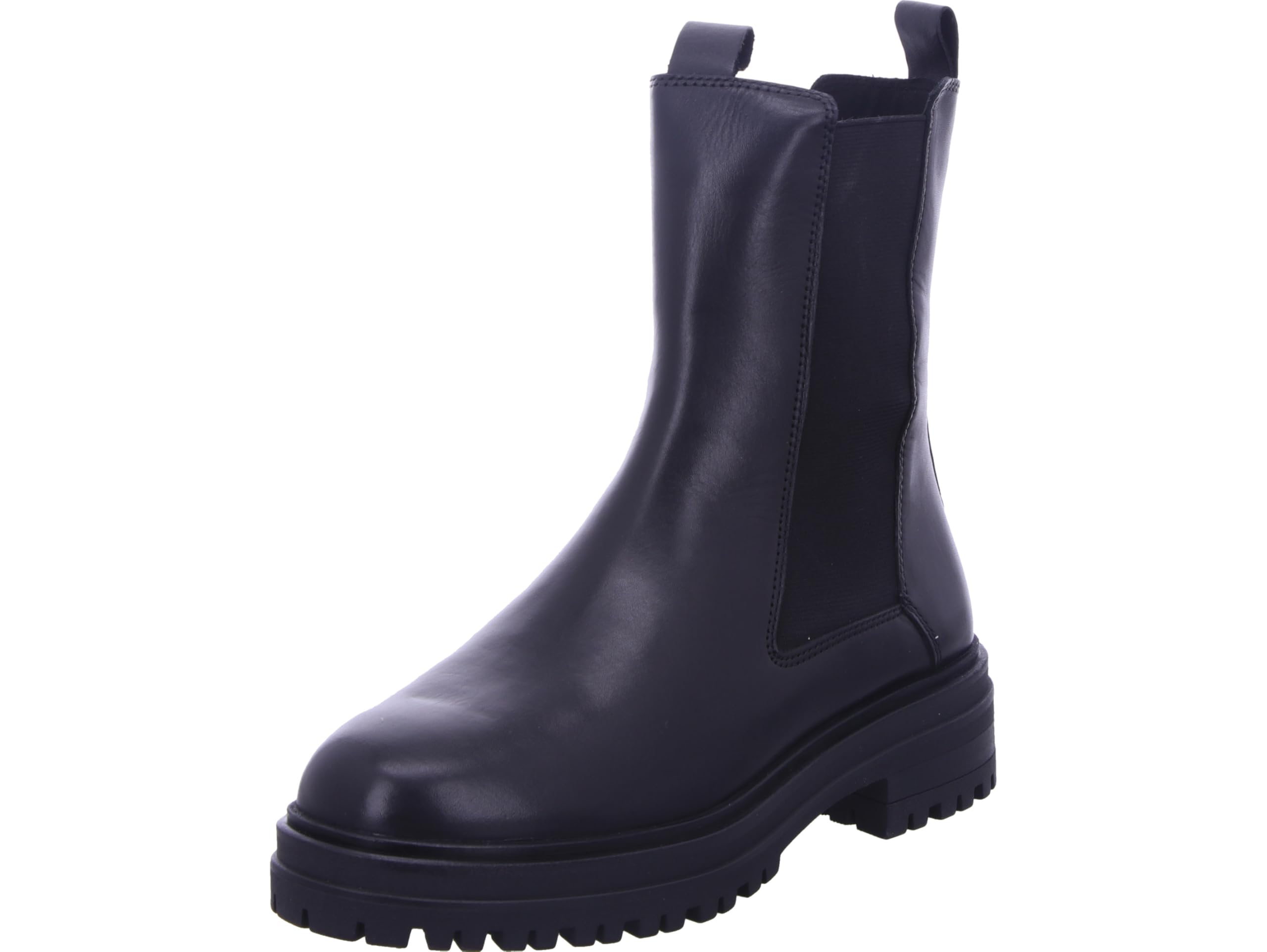 MARCO TOZZI Damen Chelsea Boots aus Leder mit Plateau