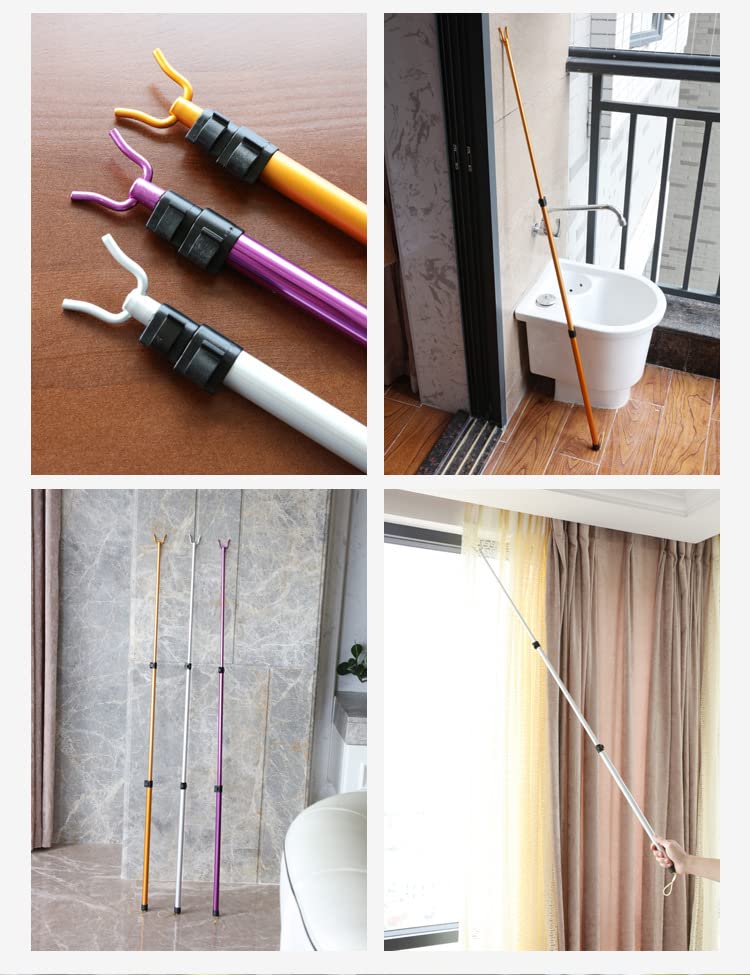 Poteau De Séchage Vêtements Acier Inoxydable Atteindre Les