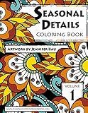 Seasonal Details Coloring Book (Jenntangled Coloring Books)