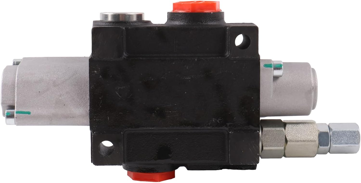 Solarhome 11 GPM 1 Spool Hydraulic Directional Control Valve 3600 PSI Adjustable BSPP Ports Compatible with Tractors Loaders Tanks