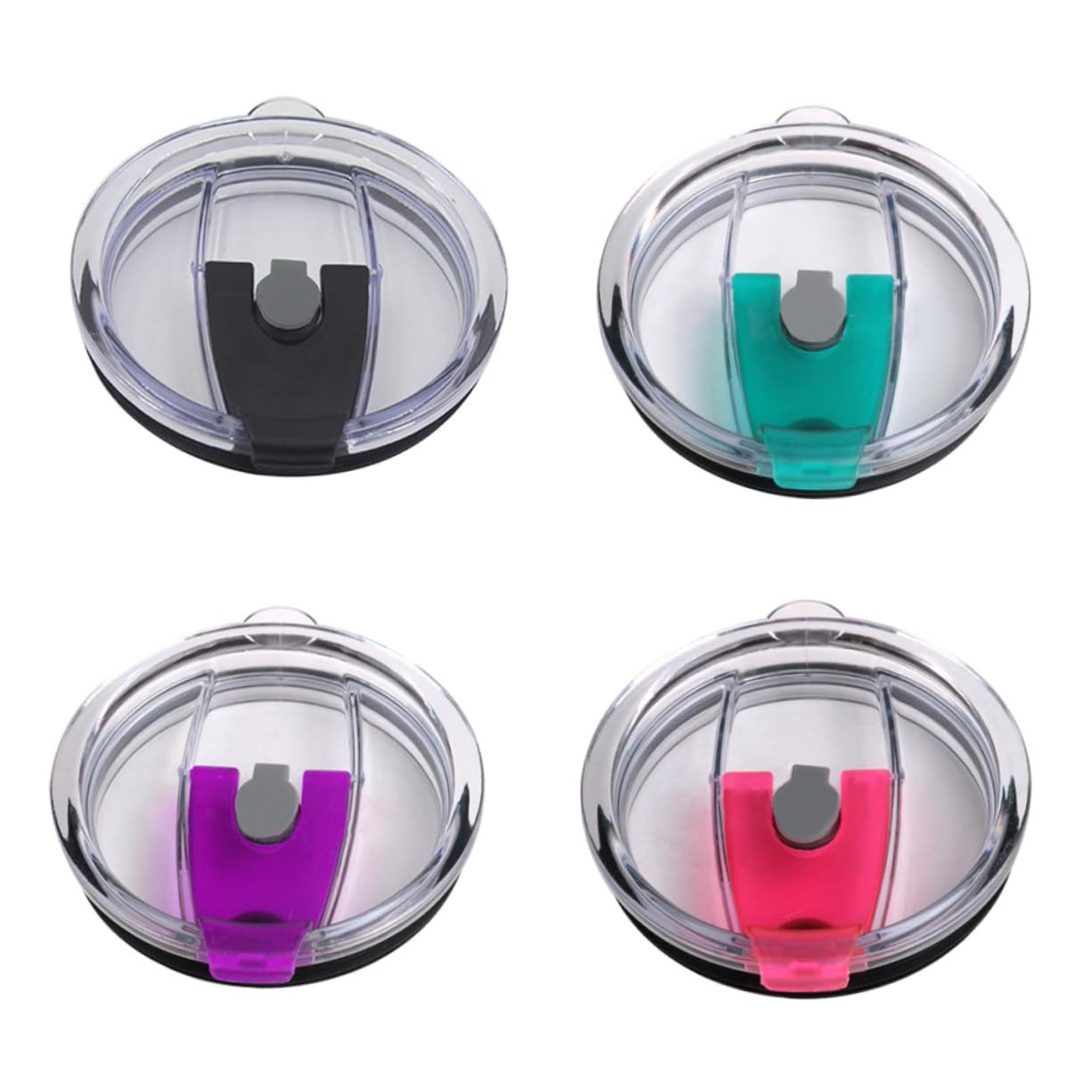 HAPINARY 4pcs Replacement Lid Tumbler Lid Replacement for 30oz Other Tumblers Leak Proof Spill Resistant Designed Insulated