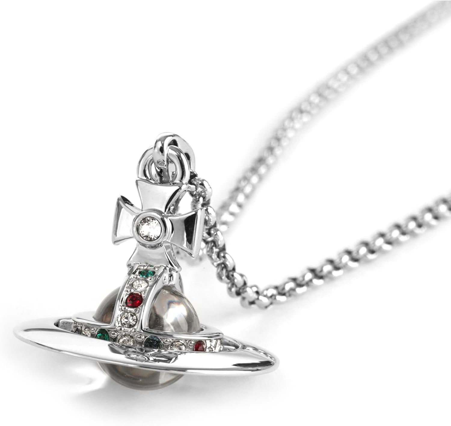Vivienne Westwood Necklace 63020097 02P019 CN Pendant Neckline Silver Silver