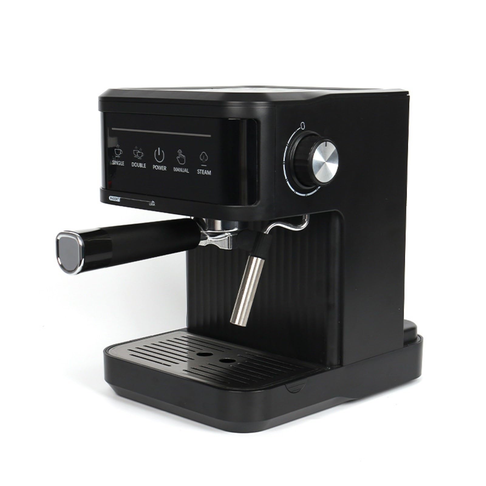 Cafeteras, Máquina De Café Expreso De Acero Inoxidable Con Vaporizador De Leche Y Varilla De Vapor For Café Con Leche Y Capuchino, Cafetera Expreso De 20 Bares For El Hogar Con Tanque