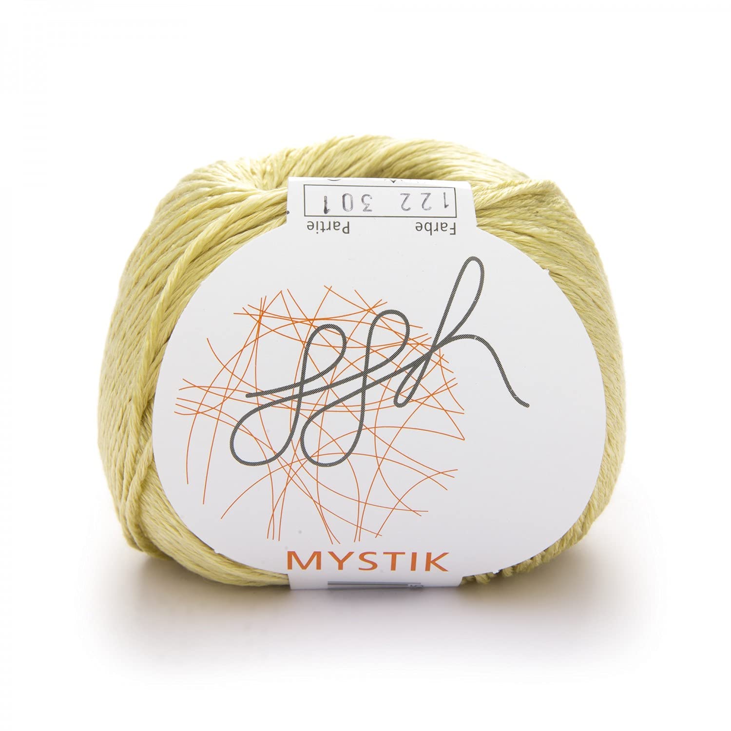 ggh Mystik - 122 - Pale Reed - Cotton with Viscose for Knitting and Crocheting - Image 3