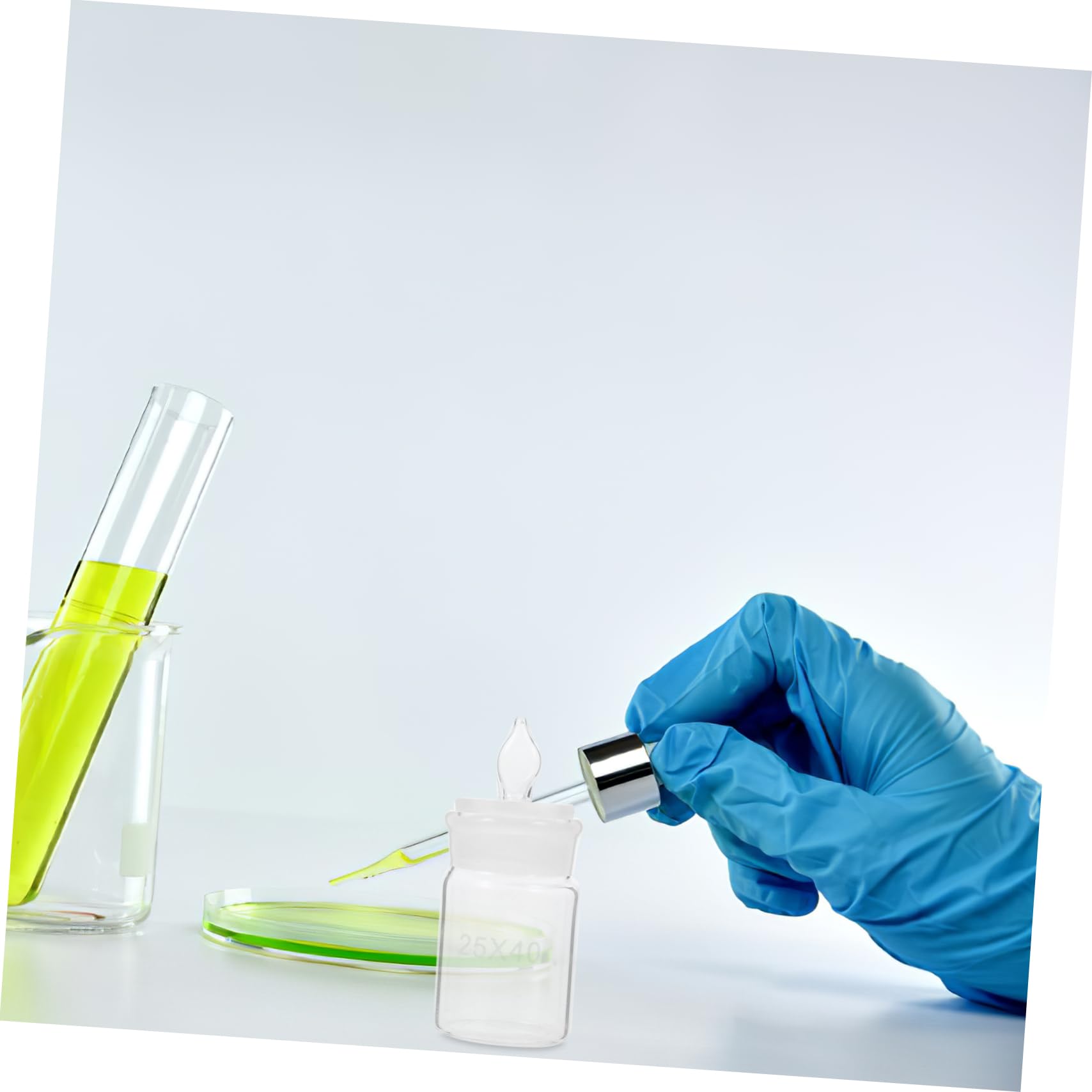 Ciieeo Glass Sampling Weighing Bottles for Laboratory Use Precision Weighing Holder Chemical Glassware for Accurate Measurements