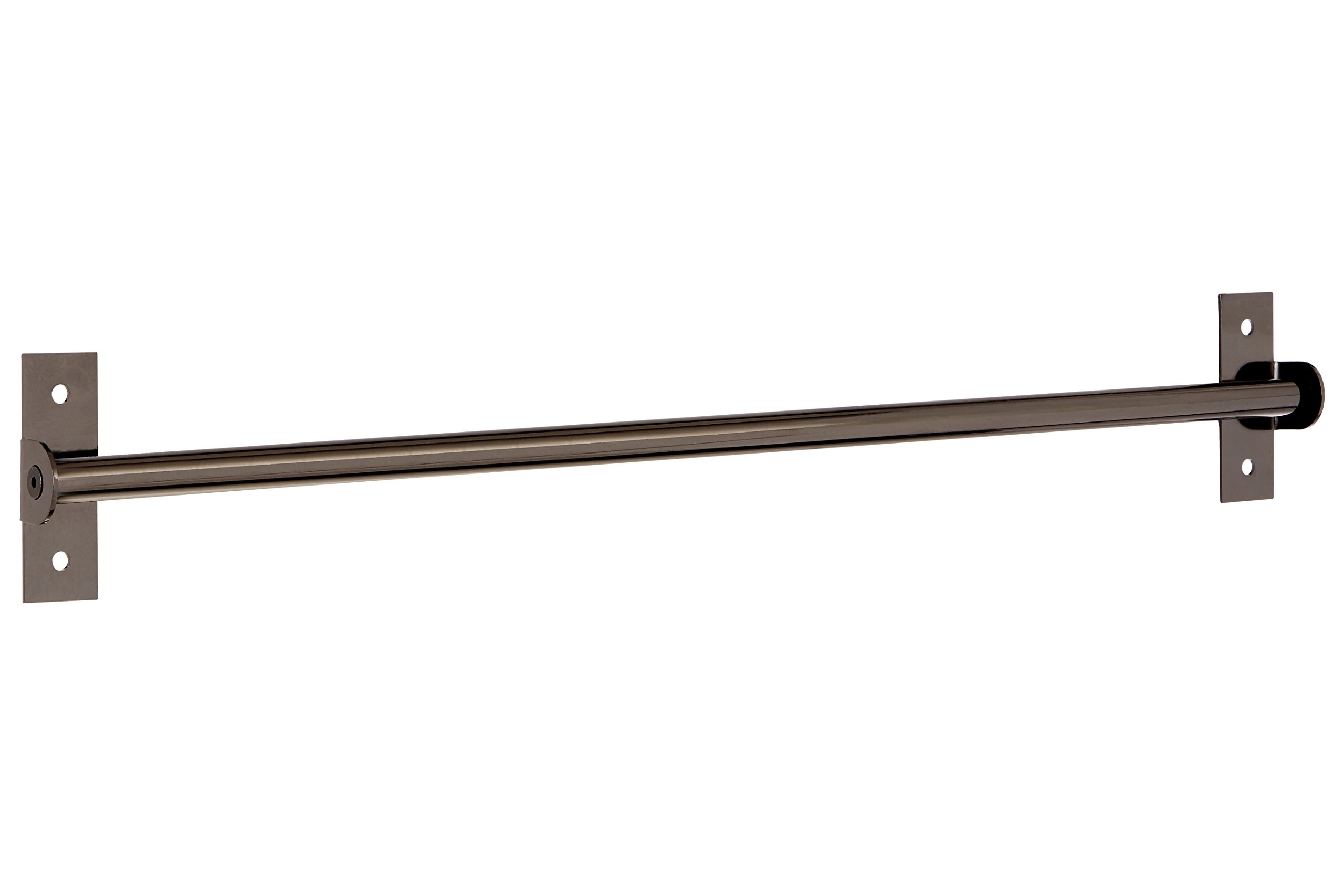 PremierHousewares Sorello Hanging Rail, Iron, Black, 4 x 60 x 9 cm