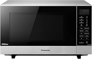 Panasonic NN-SF464MBPQ Flatbed Microwave Oven, 27 Litre, Silver