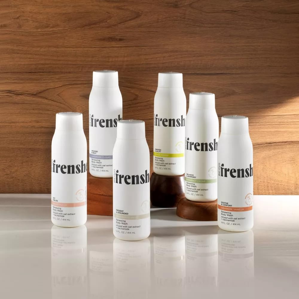 Being Frenshe Renewing & Hydrating BODY WASH with Niacinamide 14 fl oz | Comes With Makeup Remover Pads Gift (Floral Lavender Cloud) - Image 6