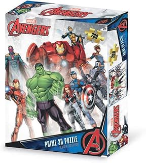 Comprar Grandi Giochi-Los Vengadores Avengers Puzzles lenticulares horizontales con 200 Piezas Incluidas y Caja con Efecto 3D-PUA01000 (PUA01000)