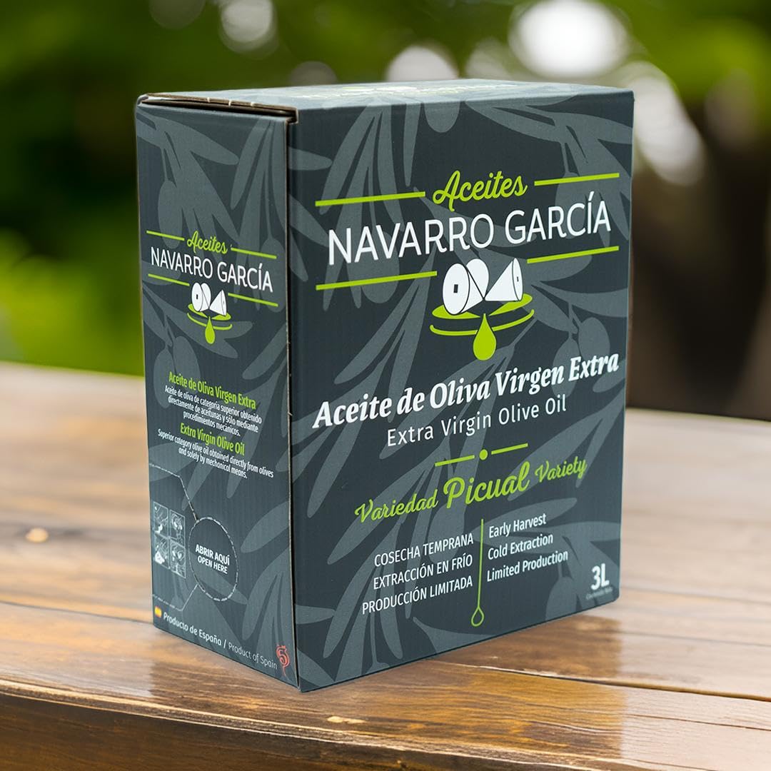 Natives Olivenöl Extra Frühernte 500ml | Familiengeführte Ölmühle | 100% Picual | Kaltextraktion <27 °C | Limitierte Auflage (Bag-in-Box 3 L)