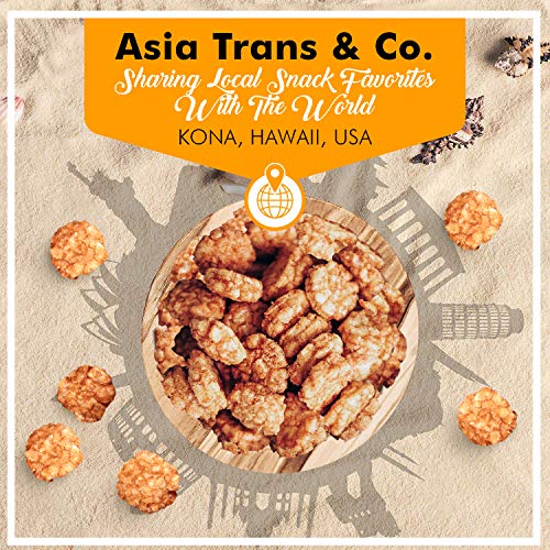 Image of Shoyu Age Fried Arare Rice Crackers 6 Ounce - Perfect on the go snack. Add to popcorn or trail mix. Packed fresh in Hawaii. Sweet and salty flavor profile