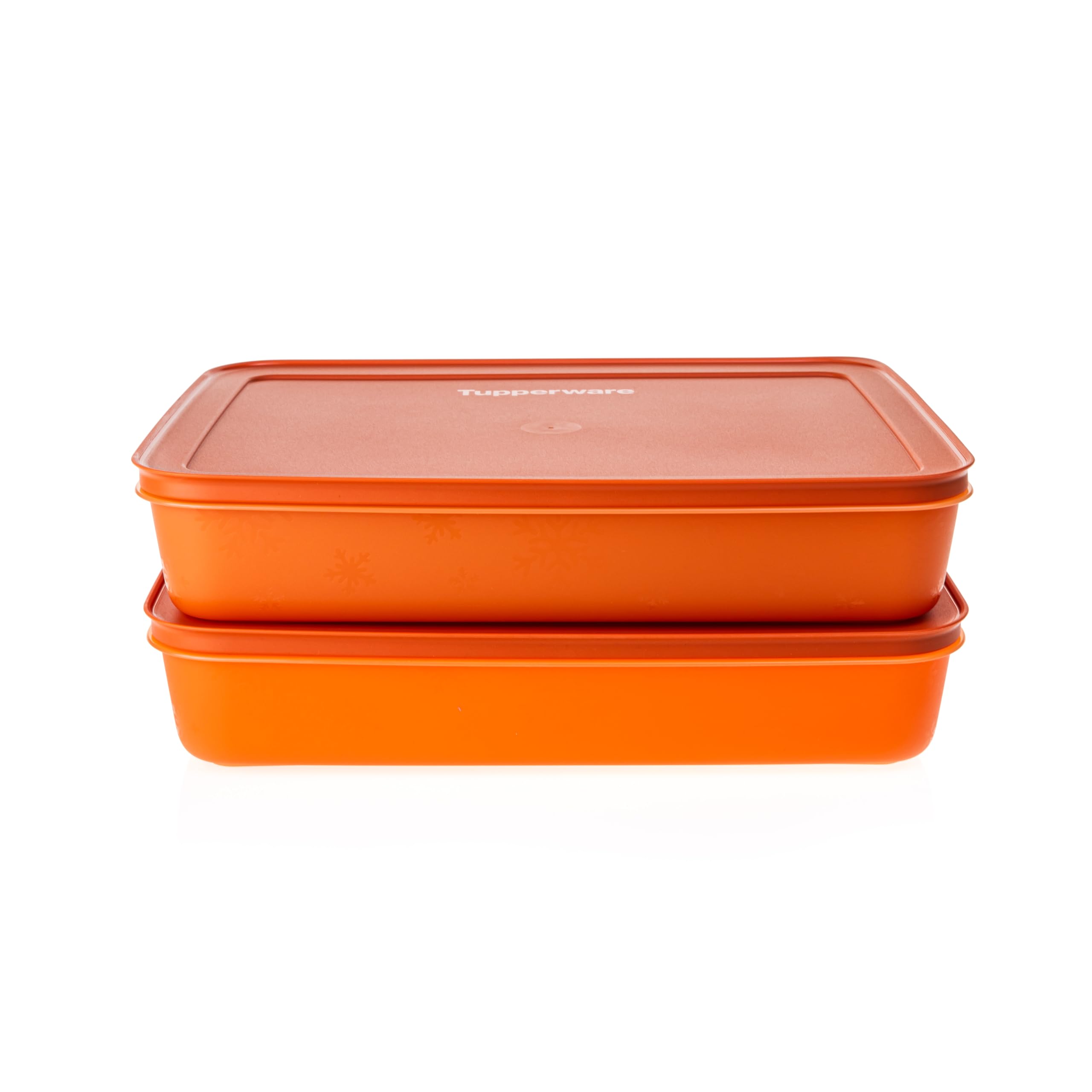 Generisch TW Eiskristall Gefrierbehälter 2x 2,25 l orange (inkl. Geschenk-Artikel)