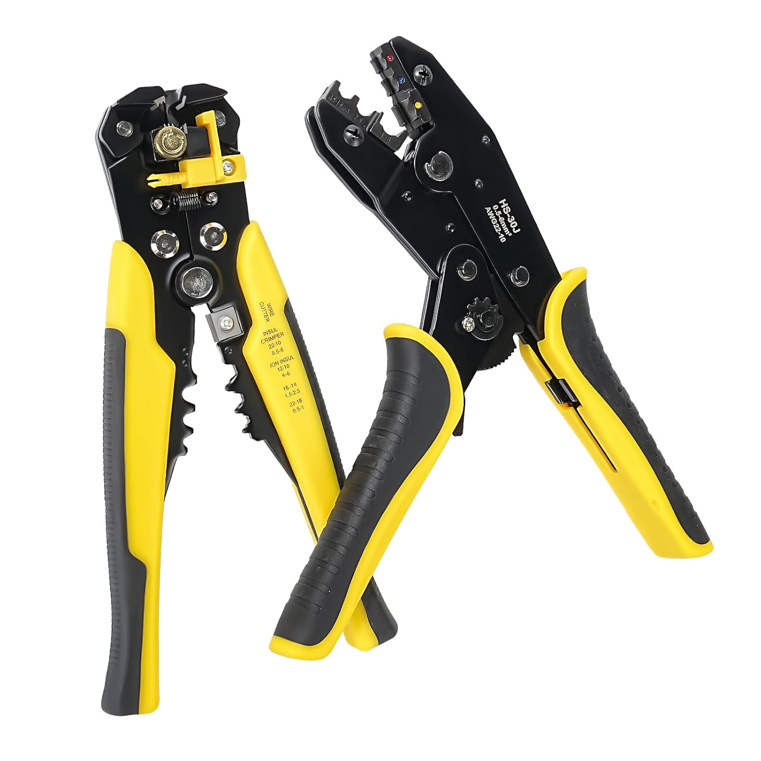 Crimping Tool+Self-Adjusting Wire Stripper
