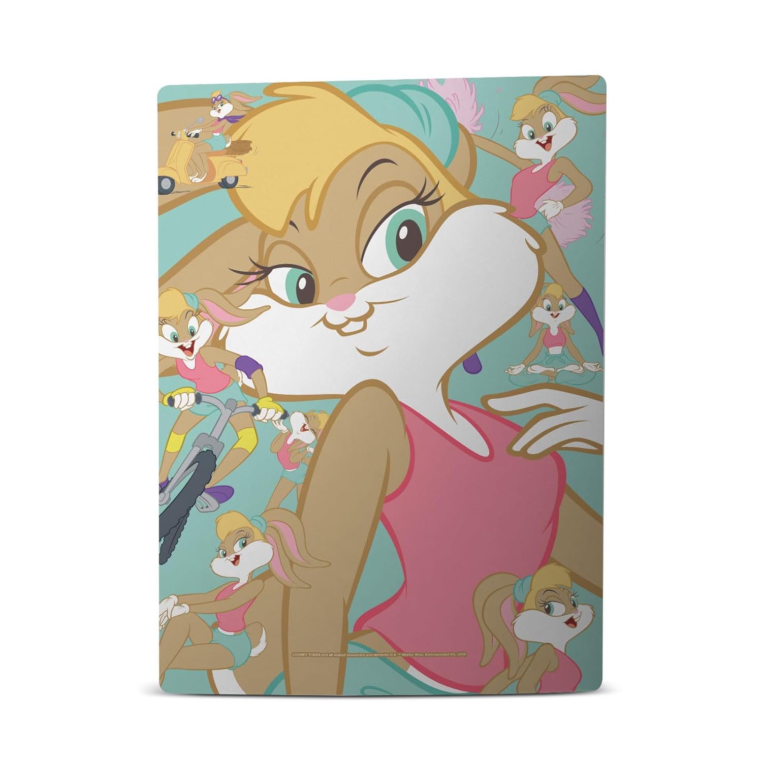 Head Case Designs Officially Licensed Looney Tunes Lola Bunny Graphics and Characters Vinyl Faceplate Gaming Skin Decal Compatible With Sony PlayStation 5 PS5 Disc Console & DualSense Controller