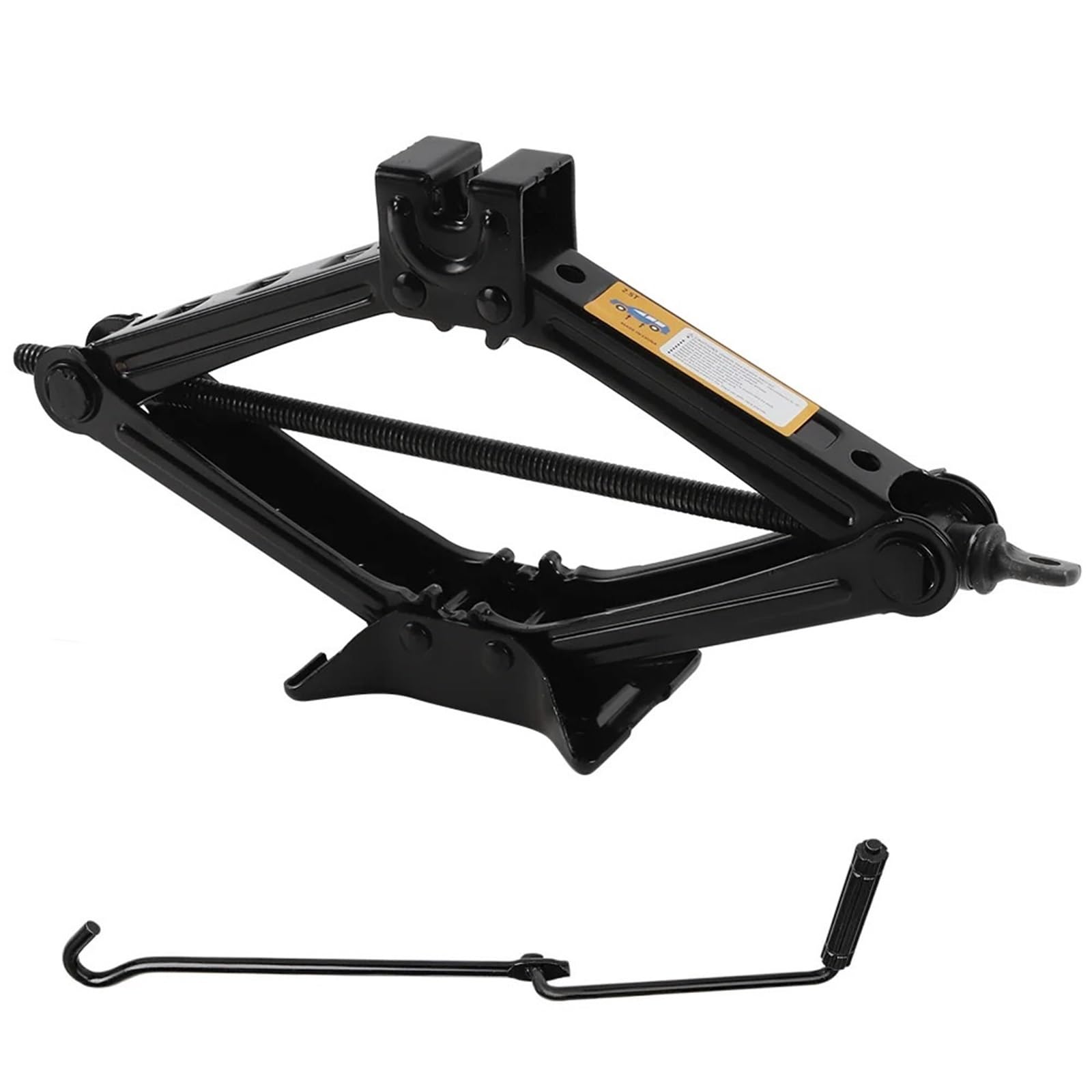 Cric A Forbice per Auto, Cric A Forbice da 1,5 T/2,5 T, Portatile, Salva-Fatica, A Manovella, per Riparazione Auto E Sostituzione Pneumatici, per SUV, Kit Cric A Forbice(2.5Ta)