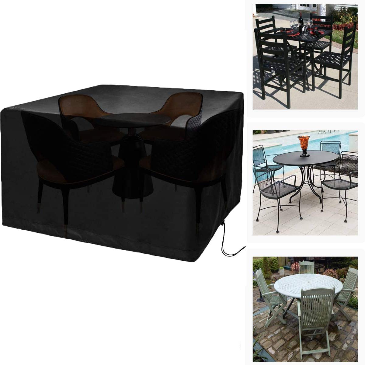 Buy D&D Square Garden Furniture Covers Waterproof 210D Heavy Duty