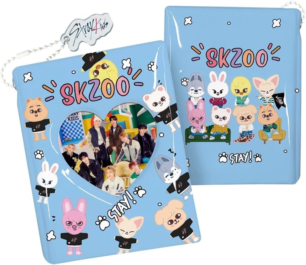 Kpop Photocard Holder Stray Kids Photocard Albums SKZOO 3 Inch Mini Photo Album Photo with 40 Sleeves