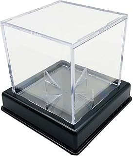 Ronyme Clear Baseball Box Tennis Ball Protect Storage Box, Dustproof Memorabilia Display, Case Transparent Signed Ball Hol...