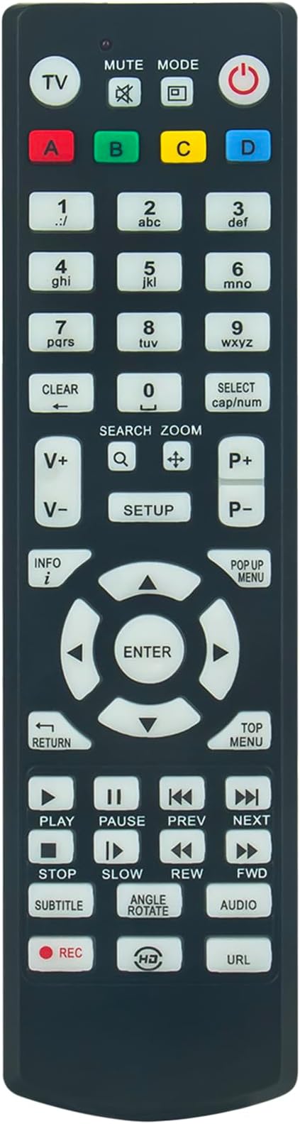 Remote Control Replace fit for Kartina Dune BD Prime 3.0 | HD Max, Base 3D, Lite 53D, TV-303D, TV-101, TV-102, TV-301, Connect | Smart B1, H1, D1 HD | Base 2.0 3.0 | S, X,Micro HD, Relax
