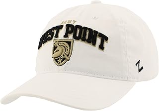 ZHATS NCAA Unisex-Adult NCAA Officially Licensed Hat Scholarship Classic White