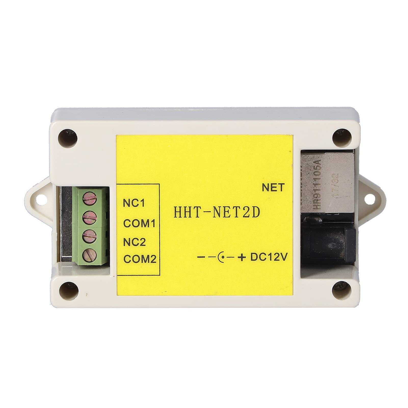 Aramox Przekaźnik IP Moduł Sterujący, Ethernet DC12V 2 Kanały Watchdog, NC