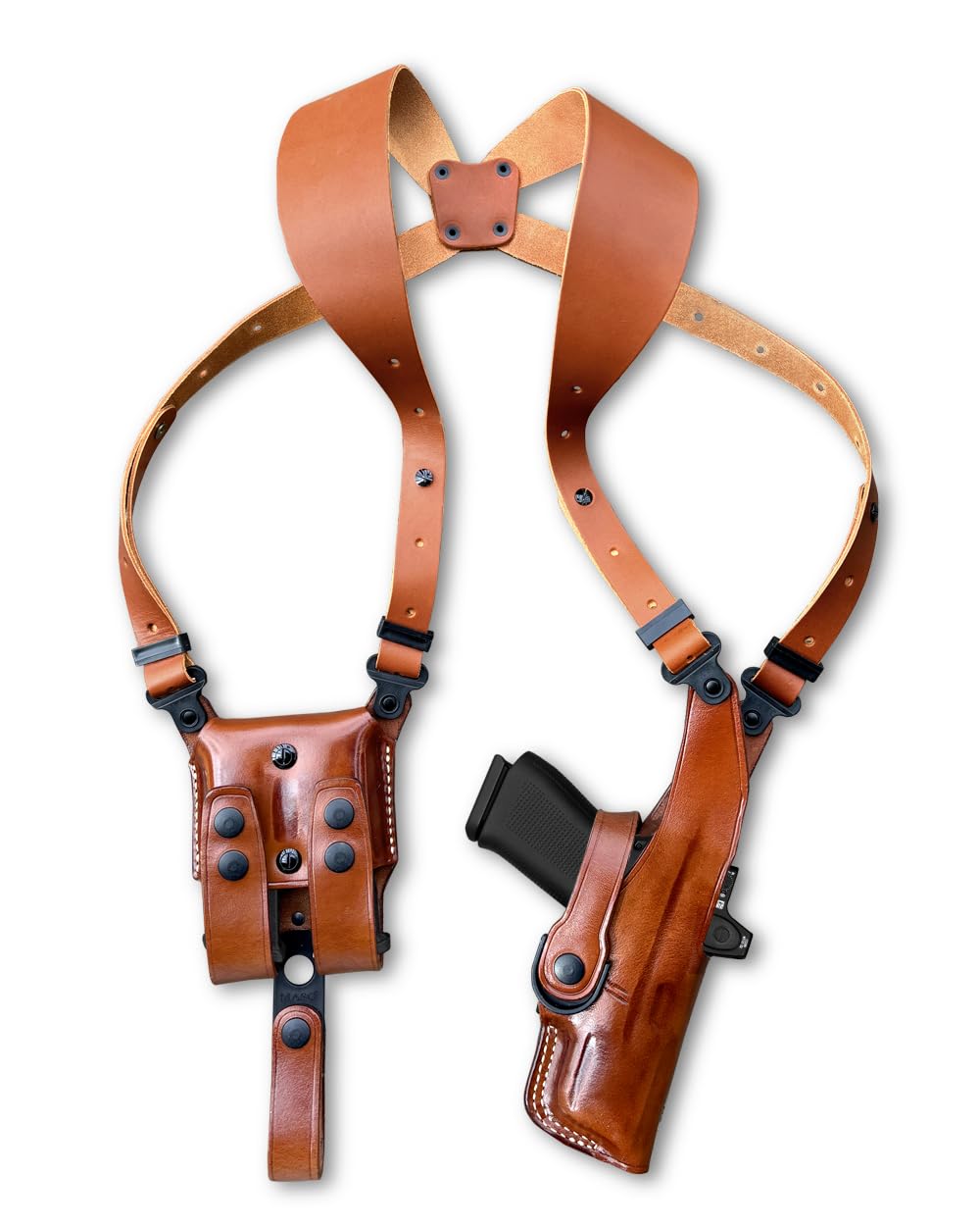 MGC Glory road VICE 革製ショルダーホルスター Amazon.com : MASC Optic Ready/Red Dot Compatible Leather Vertical