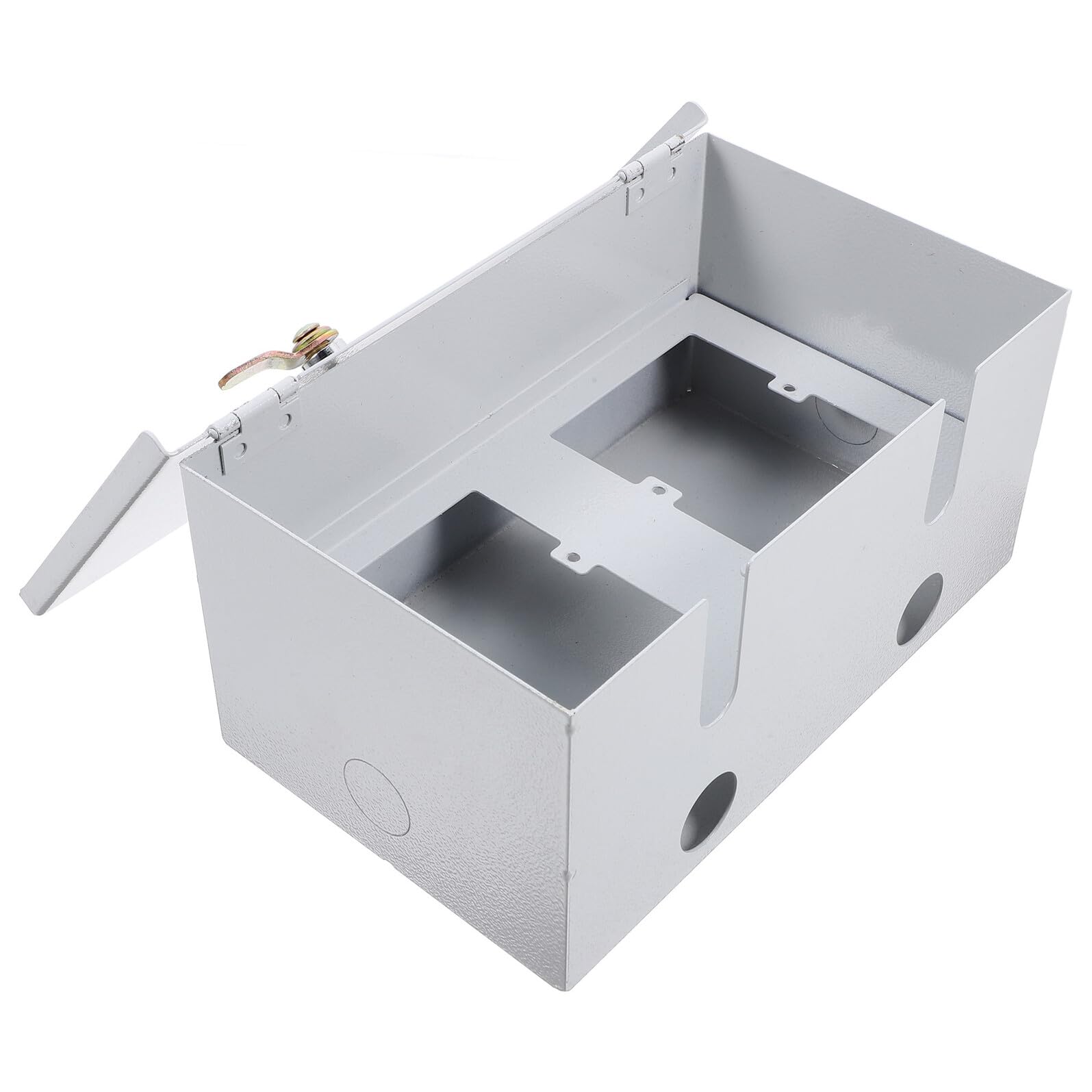 POPETPOP Scatola Di Derivazione Serratura Per Esterno in Acciaio Inox 304 Resistente Alle Intemperie Per Prese Elettriche Da Esterno Uso Commerciale e Ricarica Pubblica Protezione Sicurezza