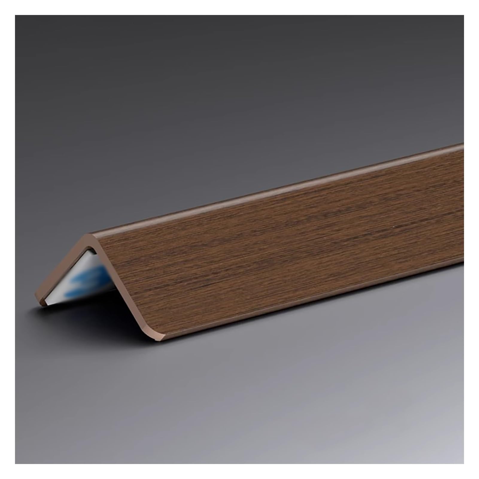 Protezione per bordi, protezione angolare da parete in PVC, protezione per angoli da parete con venature del legno, protezione autoadesiva per bordi e angoli di mobili