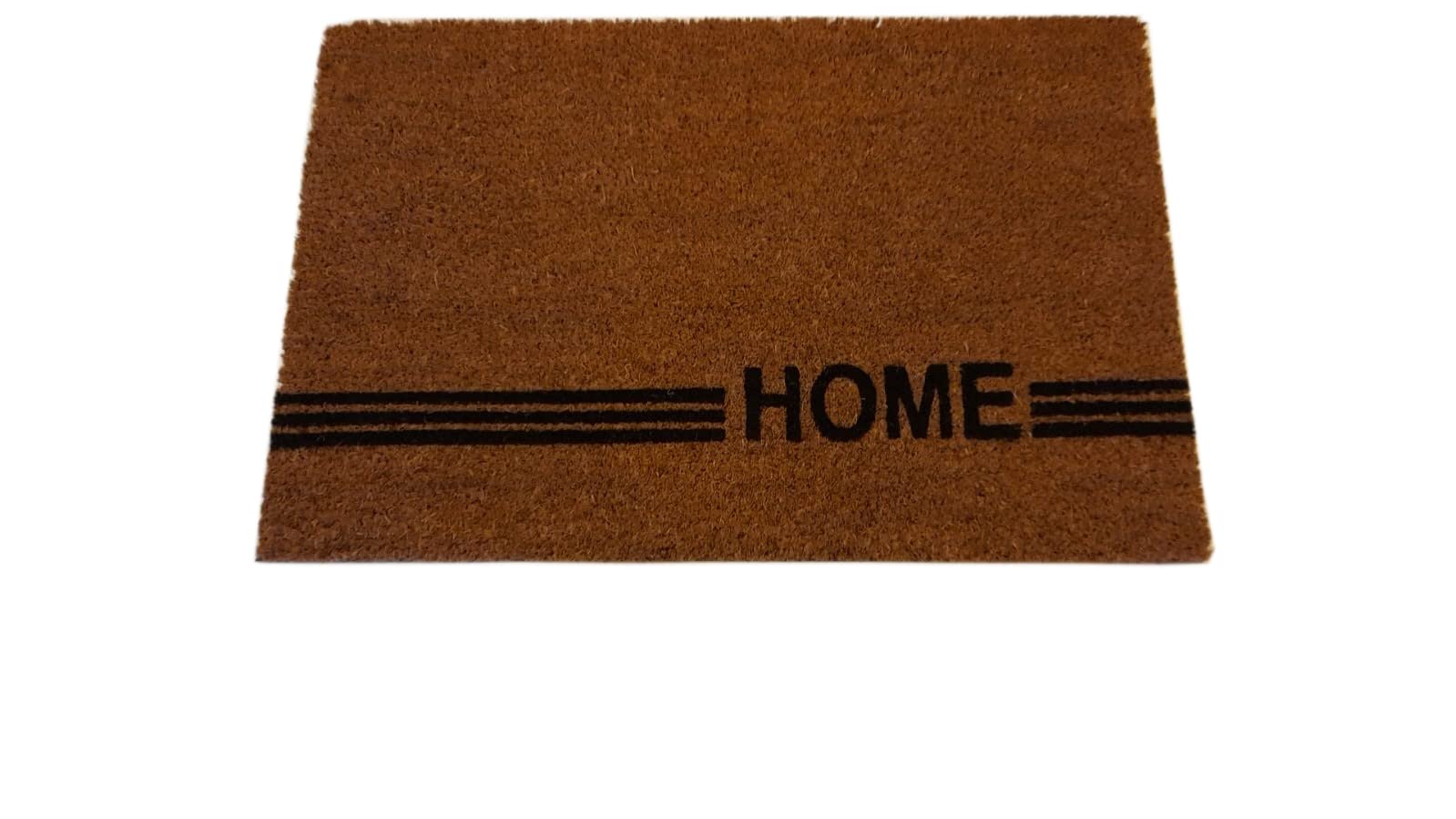 OKu-Tex Raja Zerbino In Fibra Di Cocco Con Scritta "Welcome" - Antiscivolo, Per Interni/Esterni (Nero/Rosso, 35x60 Cm)