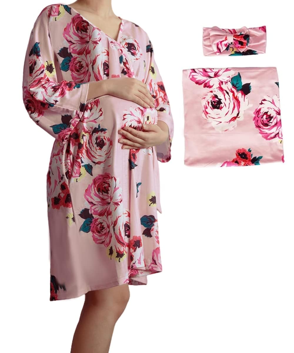 Matching Labor Gown And Swaddle atelieryuwa.ciao.jp