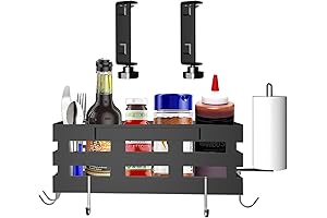 Griddle Caddy for 28"/36" Blackstone Griddles: The Ultimate Space-Saving Solution with Paper Towel Holder