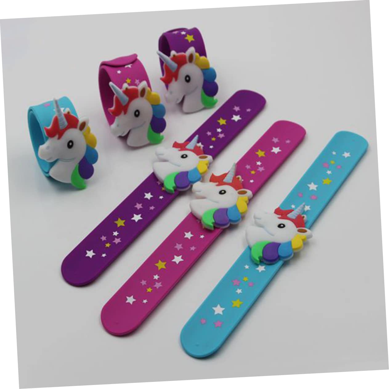 Braccialetti Slap Unicorno 12 Pezzi in Silicone per Ragazzo Ragazza