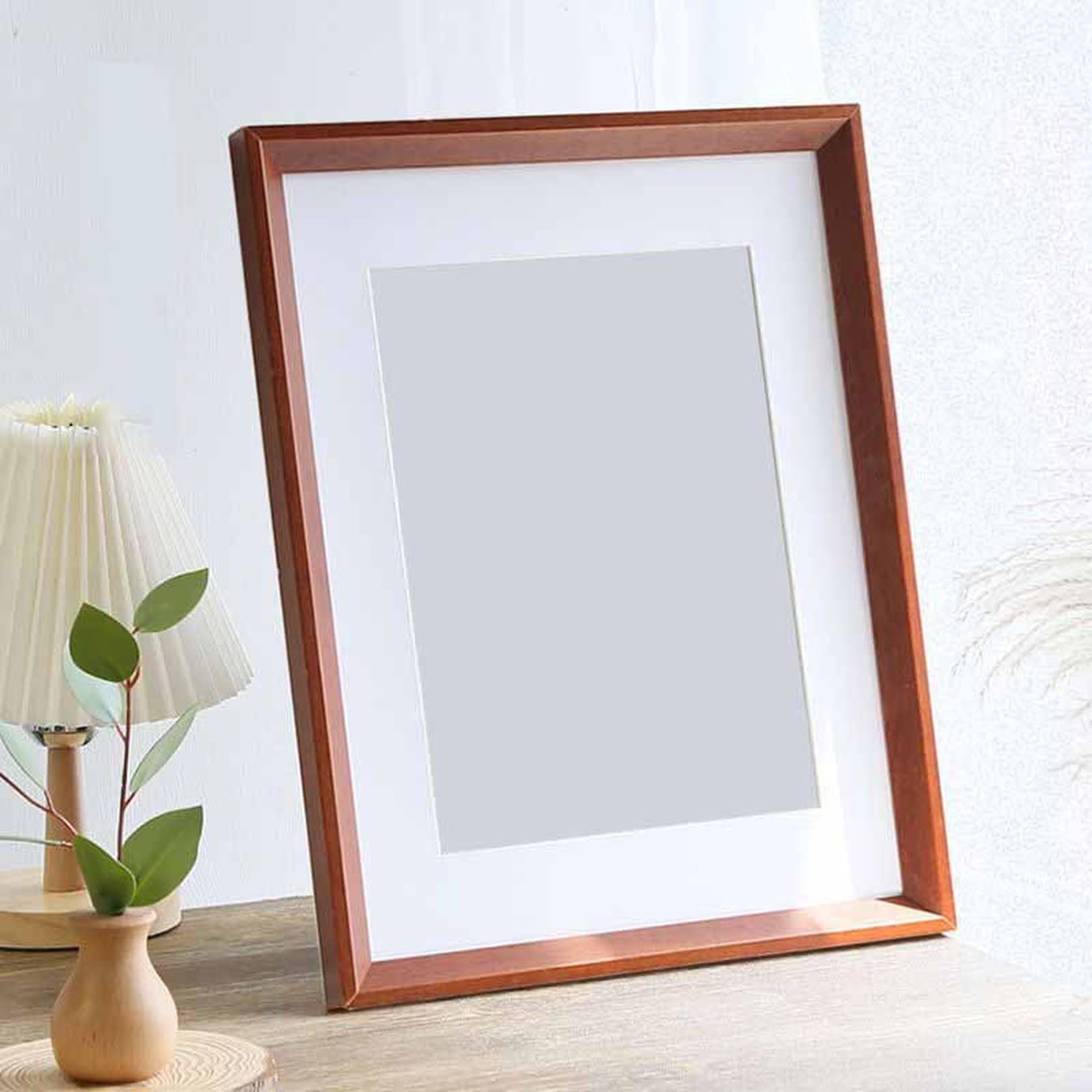 フォトフレーム Social Photo Frame SIKOO Vintage Picture Frames - 3x3 Square, Wallet Size Set